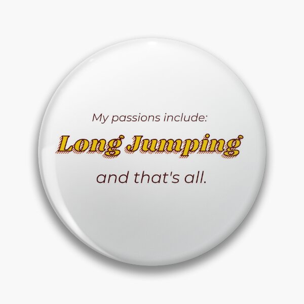 Item preview, Long Jumping is my passion designed and sold by cooldesignsalot.