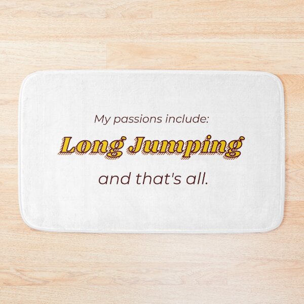 Item preview, Long Jumping is my passion designed and sold by cooldesignsalot.
