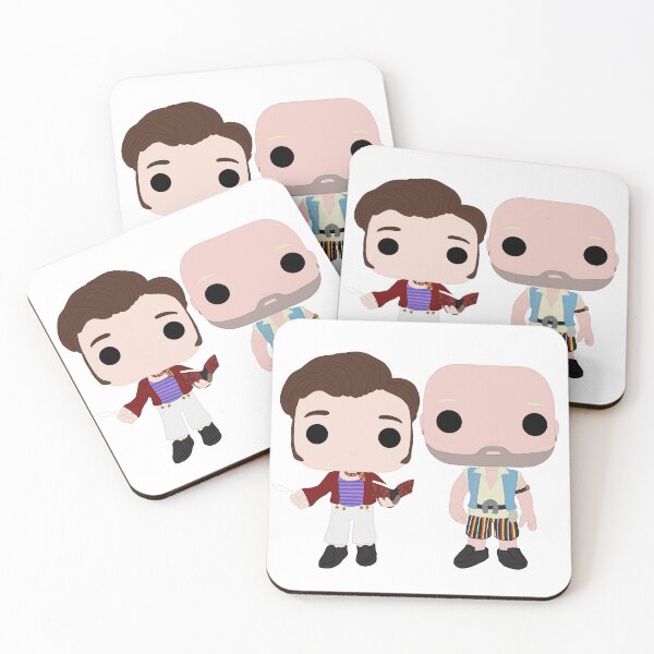 Item preview, Lucius and Pete Our Flag Means Death custom funko pop graphic designed and sold by GreenDragon19.