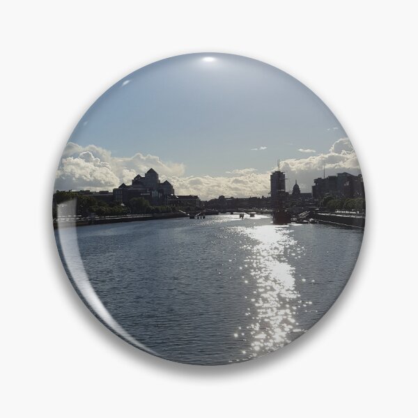 Item preview, River Liffey Dublin summer day photo designed and sold by mollyandjean.