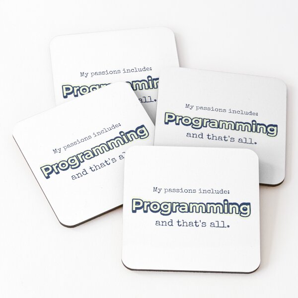 Item preview, Programming is my passion designed and sold by cooldesignsalot.