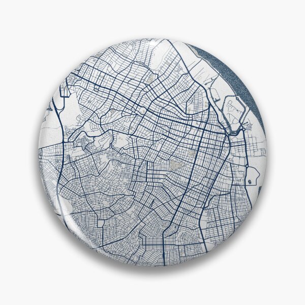 Item preview, Barranquilla City Map Colombia - Coastal designed and sold by deMAP.