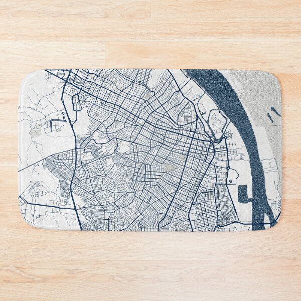 Item preview, Barranquilla City Map Colombia - Coastal designed and sold by deMAP.