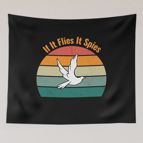 Item preview, If It Flies It Spies designed and sold by Chanchane Store.