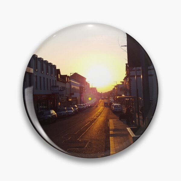Item preview, Sunset in Northern Ireland town designed and sold by mollyandjean.