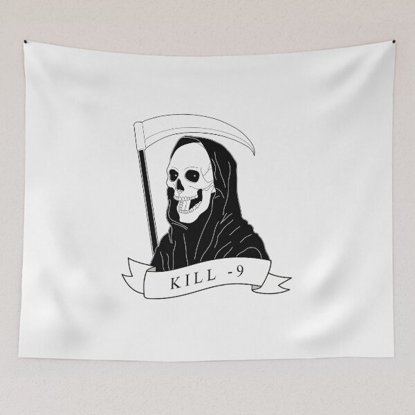 Item preview, Happy Grim Reaper KILL -9 designed and sold by CodingStore  ★★★★★.