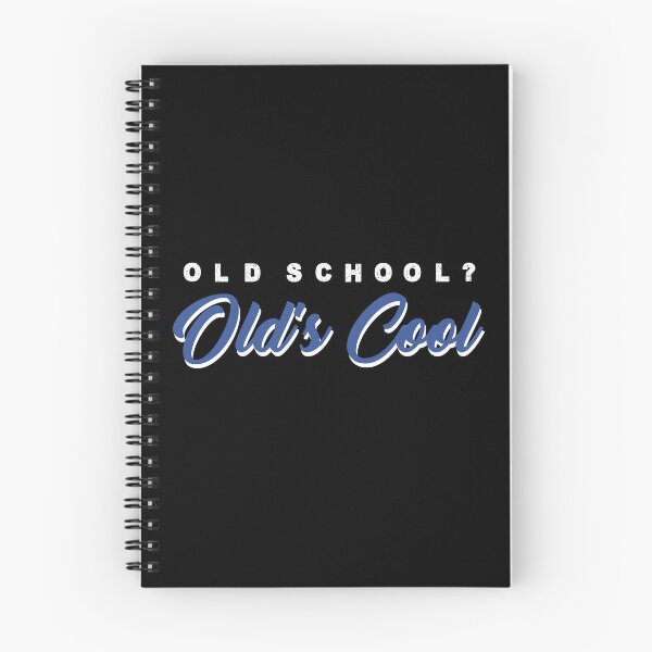 Item preview, Old School Old's Cool white+blue designed and sold by VintageABC.