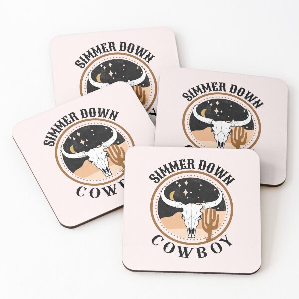 Item preview, Simmer Down Cowboy (Western Style Gift) designed and sold by i-longmanshop.