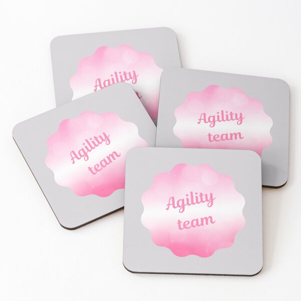 Item preview, Agility team in pink on a pink background designed and sold by PausePapote.