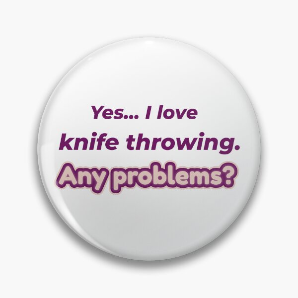 Item preview, I love Knife Throwing designed and sold by cooldesignsalot.