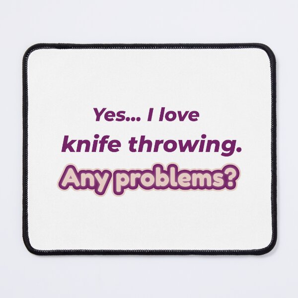 Item preview, I love Knife Throwing designed and sold by cooldesignsalot.