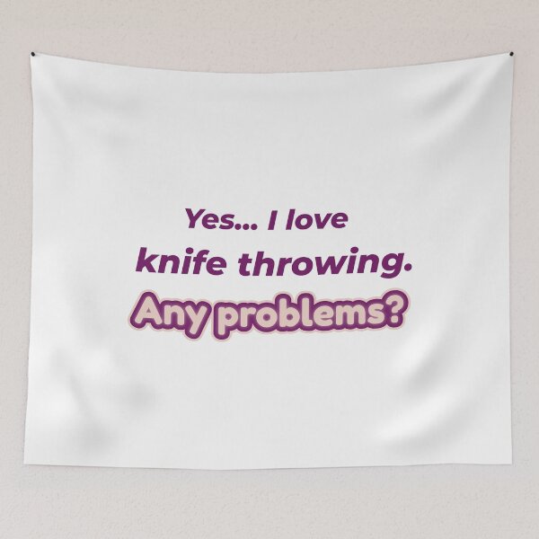 Item preview, I love Knife Throwing designed and sold by cooldesignsalot.