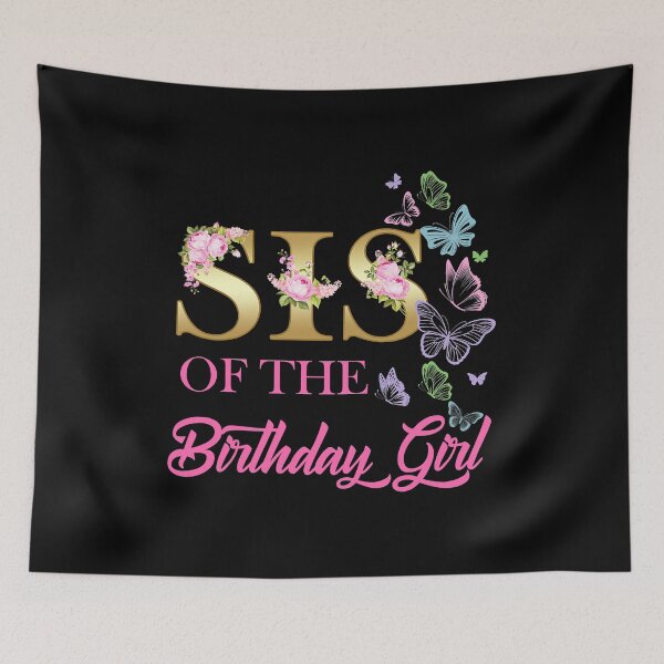 Item preview, Sister One First Birthday Matching Family Butterfly Floral designed and sold by PameGraha.