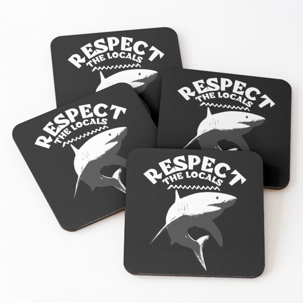 Item preview, Respect The Locals | Great White Shark designed and sold by TMBTM.