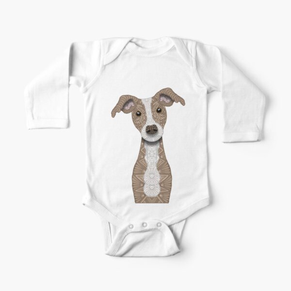 Short Sleeve Cotton Bodysuit for Unisex Baby Soft Italian Greyhound Dog Heartbeat Sleepwear 
