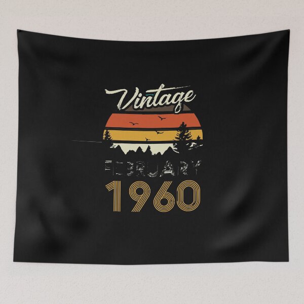 Item preview, 1960 - Vintage February Birthday Gift Shirt  designed and sold by KathrineSandnes.