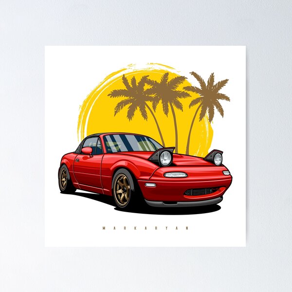 Item preview, Roadster MX5 Miata (red)  designed and sold by OlegMarkaryan.