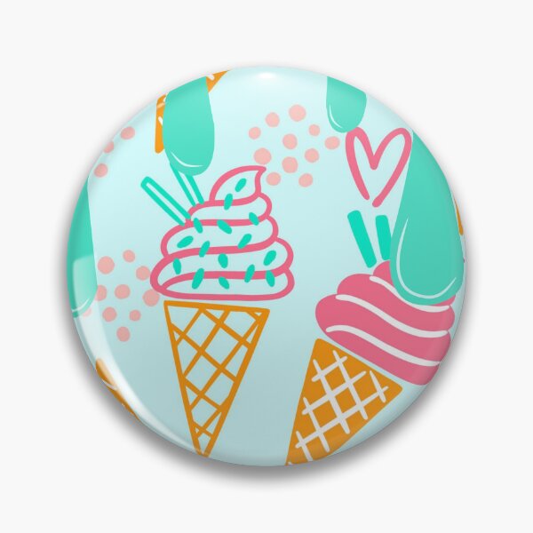 Item preview, summer green melting ice cream pattern designed and sold by Beeroclock.