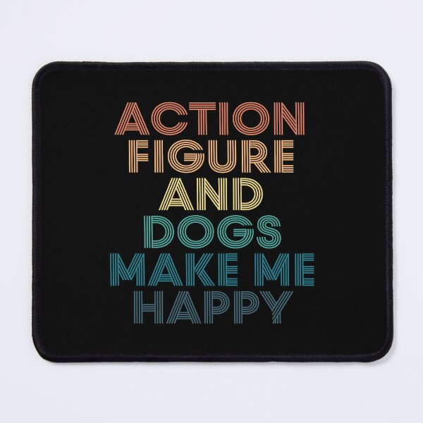 Item preview, Action Figure And Dogs Make Me Happy- Gift for Action Figure & Dogs Fans designed and sold by kindxinn.