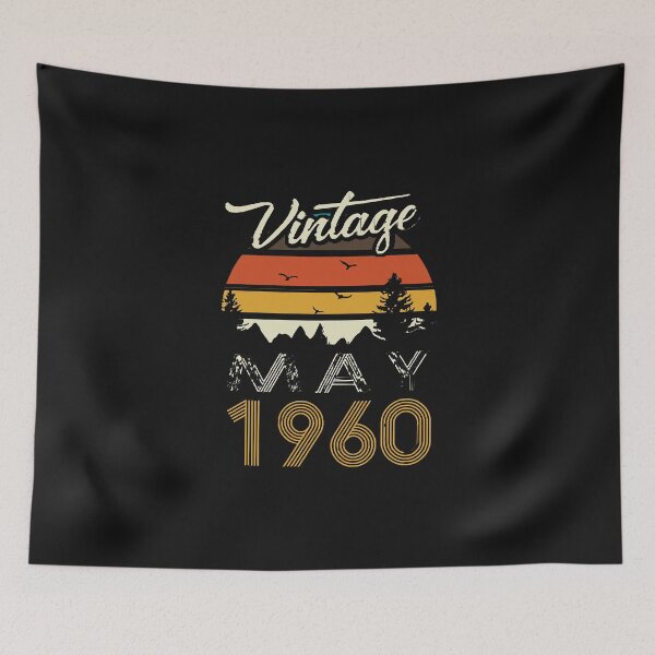 Item preview, 1960 - Vintage May Birthday Gift Shirt designed and sold by KathrineSandnes.