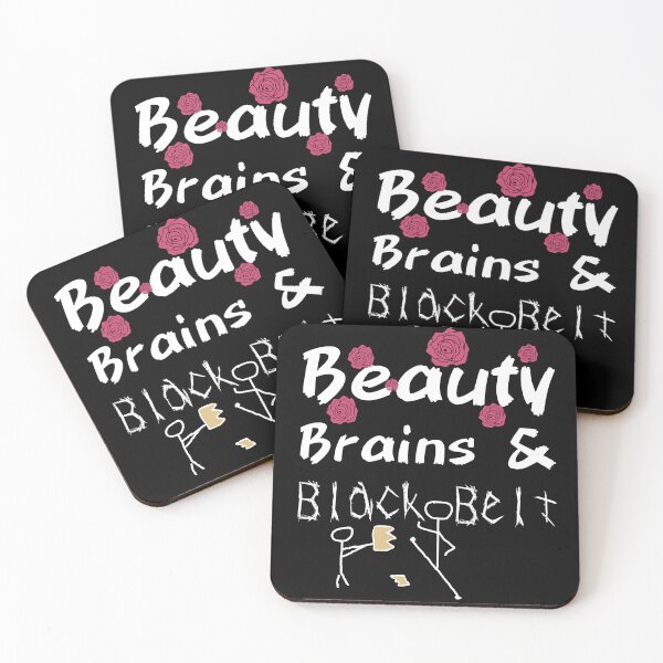 Item preview, Beauty Brains and Blackbelt designed and sold by Otakurypto.