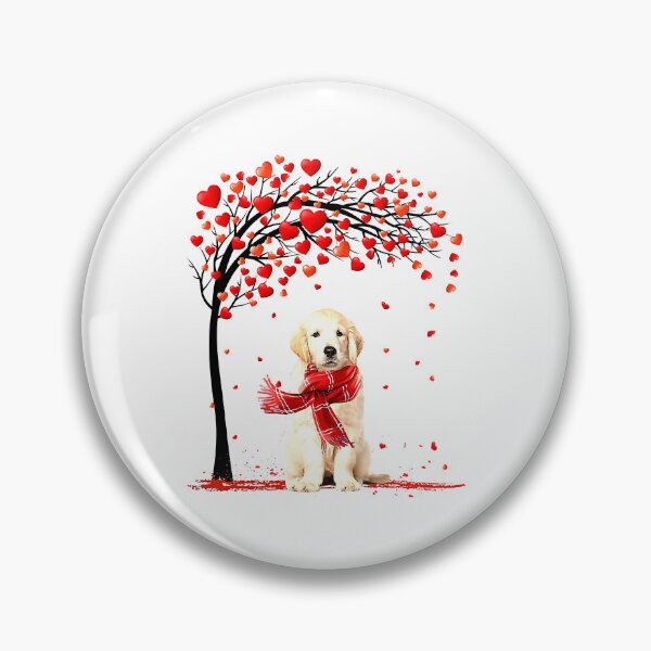 Item preview, Valentines Day Golden Retriever Tree Heart Puppy Dog Lover designed and sold by MichealExan.