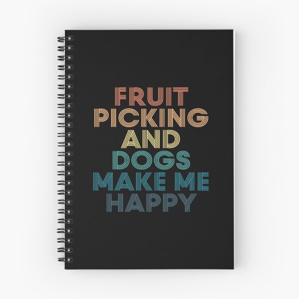 Item preview, Fruit picking And Dogs Make Me Happy- Gift for Fruit picking & Dogs Fans designed and sold by kindxinn.