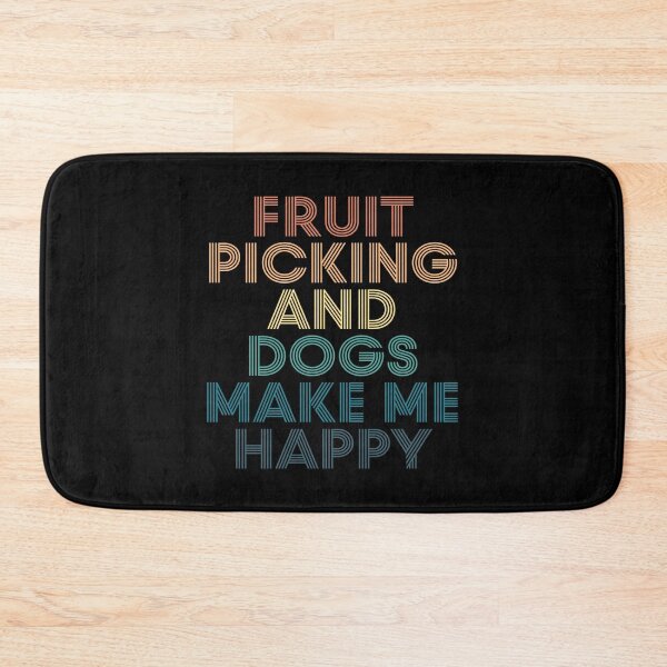 Item preview, Fruit picking And Dogs Make Me Happy- Gift for Fruit picking & Dogs Fans designed and sold by kindxinn.
