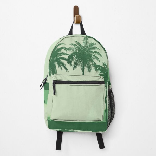 Item preview, Sage green palm trees and moon  designed and sold by TipTopTapo.