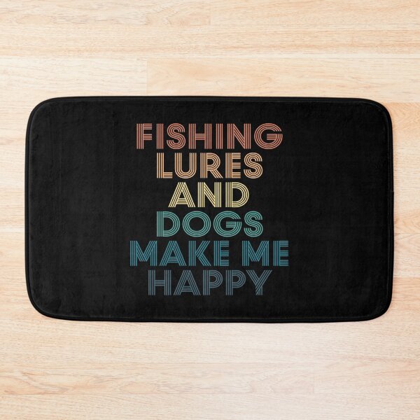 Item preview, Fishing Lures And Dogs Make Me Happy- Gift for Fishing Lures & Dogs Fans designed and sold by kindxinn.