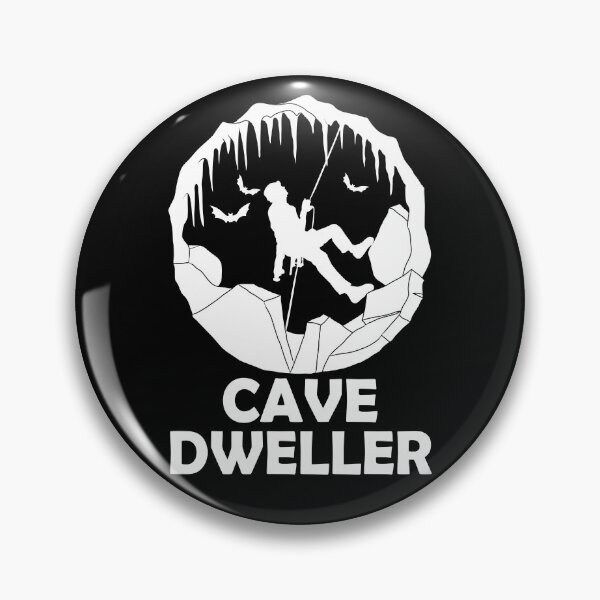 Item preview, Cave Dweller - Cave Spelunking Speleology designed and sold by TheInkElephant.