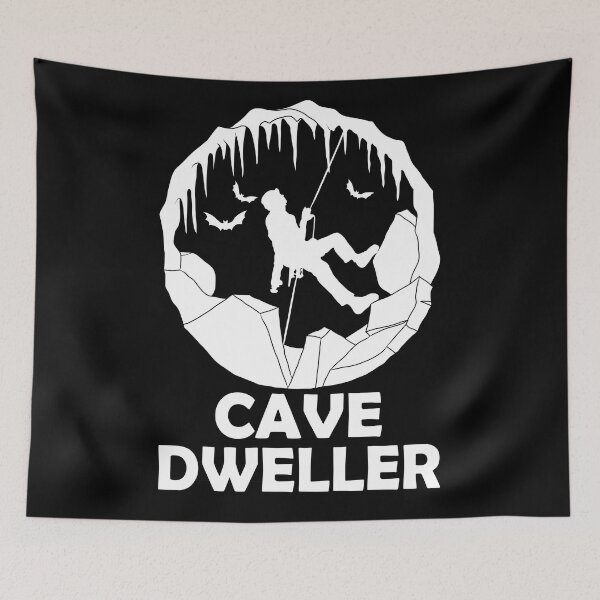 Item preview, Cave Dweller - Cave Spelunking Speleology designed and sold by TheInkElephant.