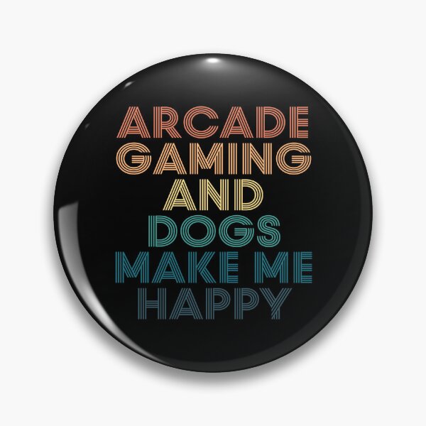 Item preview, Arcade Gaming And Dogs Make Me Happy- Gift for Arcade Gaming & Dogs Fans designed and sold by kindxinn.