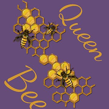 Womens Queen Bee Boss Lady Bee Gifts For Women' Sticker