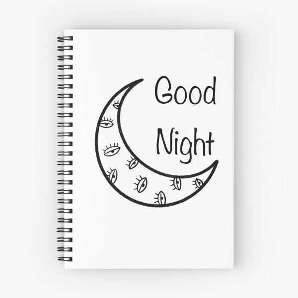 Item preview, Black Half Moon Evil Eye - Good Night Artwork designed and sold by Ro8thie.