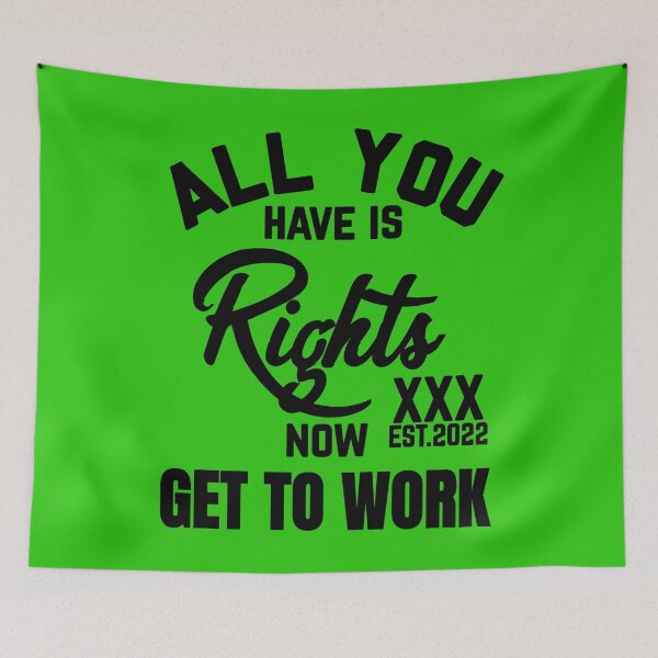 Item preview, ALL YOU HAVE IS RIGHT NOW GET TO WORK designed and sold by GAADesignz.