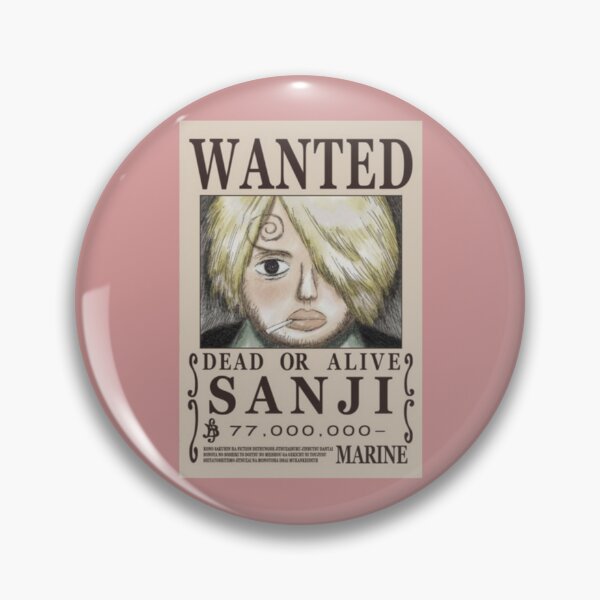 Item preview, Sanji first wanted poster133 designed and sold by GeovaGoodwin.