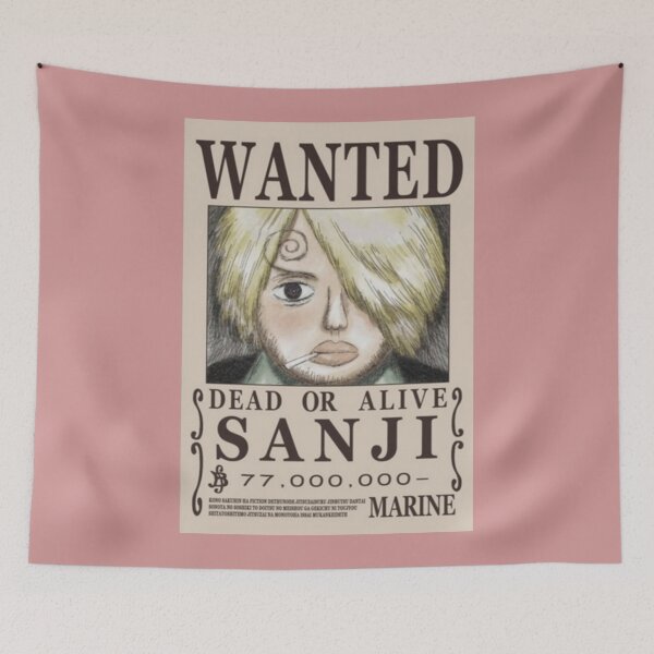 Item preview, Sanji first wanted poster133 designed and sold by GeovaGoodwin.