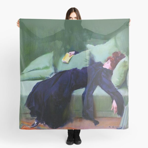 Item preview, Ramon Casas i Carbó - Decadent young woman After the dance designed and sold by TeeARTHY.