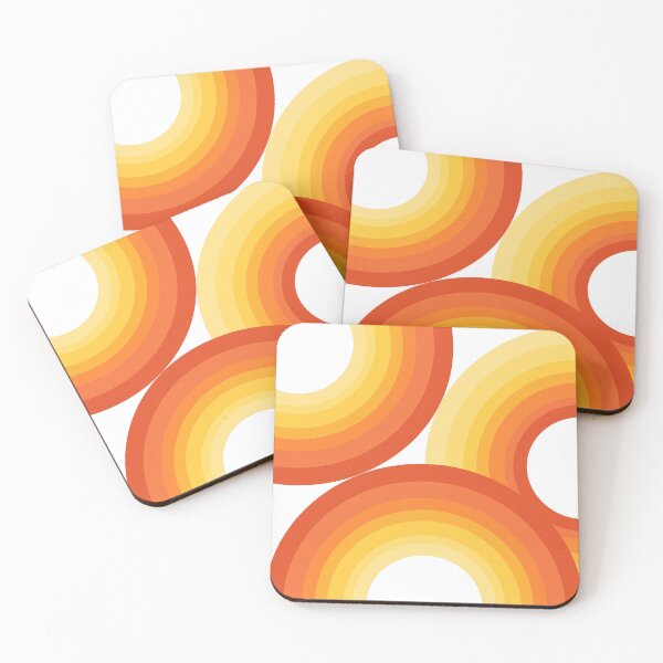 Item preview, Yellow and orange retro circles designed and sold by BattaAnastasia.