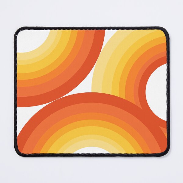 Item preview, Yellow and orange retro circles designed and sold by BattaAnastasia.