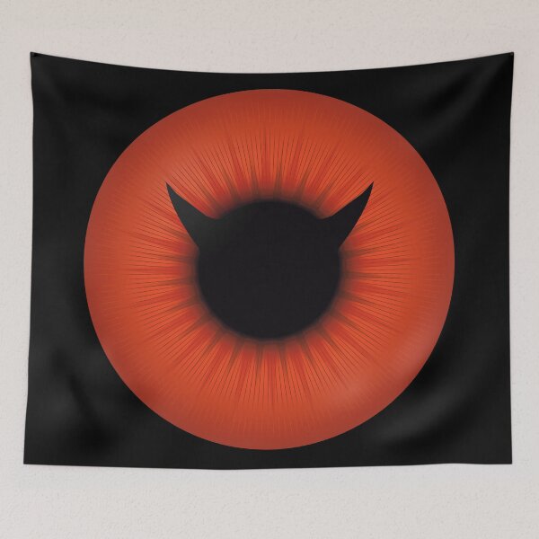 Item preview, Devil Pupil Eye Torus Horned Black designed and sold by stuartsemporium.