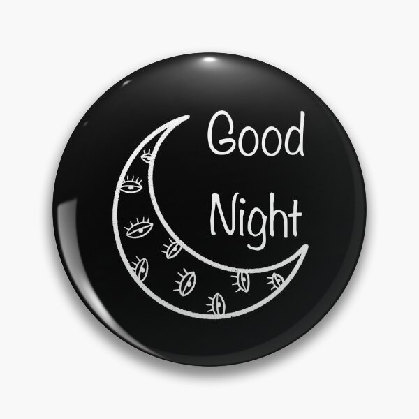 Item preview, White Half Moon Evil Eye - Good Night Artwork designed and sold by Ro8thie.