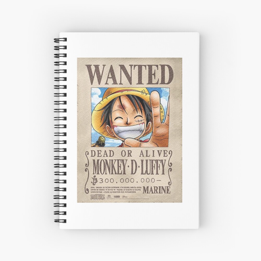 One Piece Going Merry Bounty Spiral Notebook by Anime One Piece