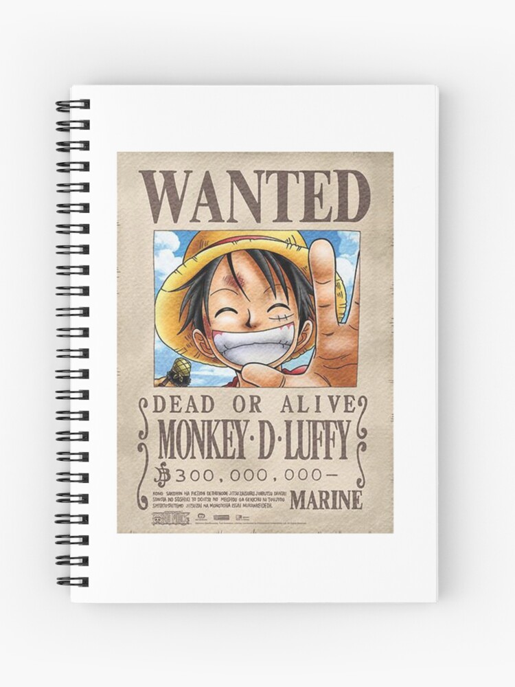 One Piece Going Merry Bounty Spiral Notebook by Anime One Piece