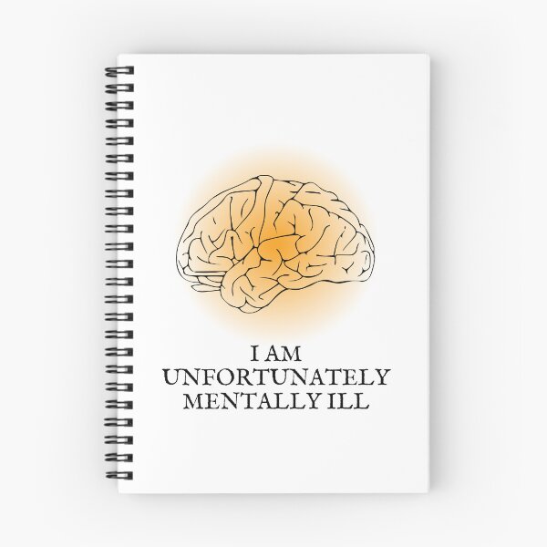 Item preview, I Am Unfortunately Mentally Ill designed and sold by BookOfE.