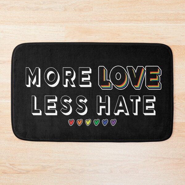 Item preview, More love less hate designed and sold by Factory28.
