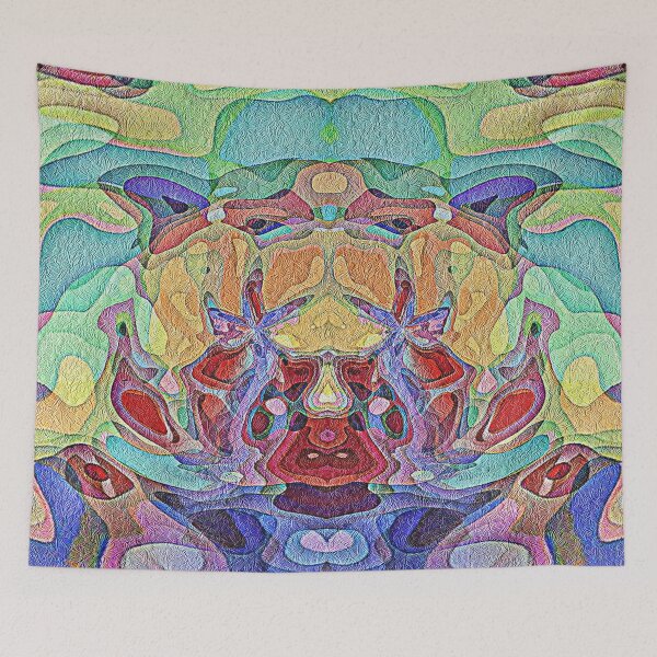 Item preview, abstract art texture flowers designed and sold by Saknarong Mahima.