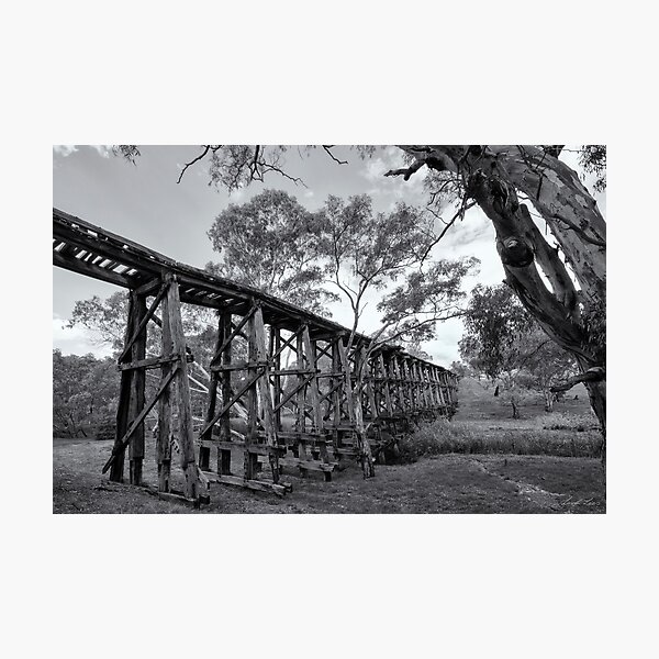 Item preview, Mollisons Creek Trestle Bridge designed and sold by Linda Lees.