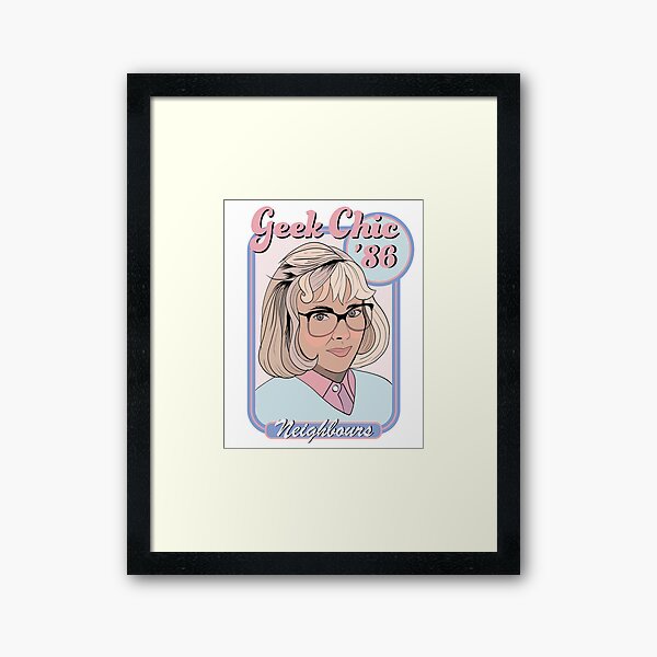 Geek Chic - Plain Jane Superbrain Framed Art Print